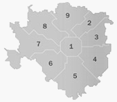 Mappa locali di Milano per Zona
